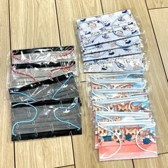 新品 未使用 - かわいいねこマスク 4種類 合計14枚 