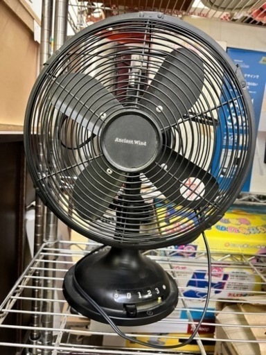 扇風機　昭和レトロ　ジャンク 取引中🐶【ジャンク】昭和レトロ 扇風機 KOIZUMI マットブラック (し