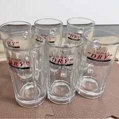 食器 アサヒ Super DRY ガラス 中ジョッキ 中古 一箱...