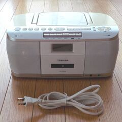東芝 CDラジカセ TY-CDS6(W)ホワイト
