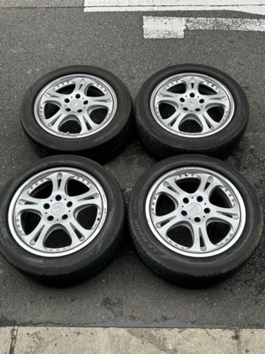 17インチアルミホイール　ガリ傷あり