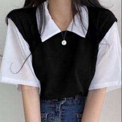 【地元限定価格】レディース　Tシャツ　ブラック　新品　Ｌサイズの画像