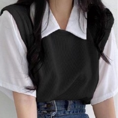 【地元限定価格】レディース　Tシャツ　ブラック　新品　Ｌサイズの画像