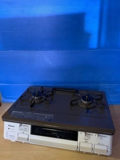 ガスコンロ☆LPガス用☆Paloma☆IS-N800V-IR☆グレーカラー、2014年