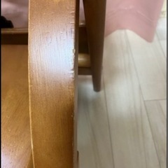木製 折りたたみ ベビーチェアの画像