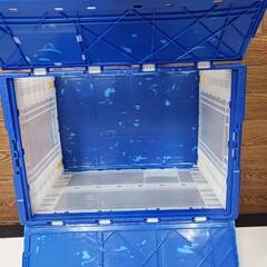 状態◎ 中古折りたたみコンテナ 70Lサイズ W600×D410×H375㎜ O009★在庫87個の画像