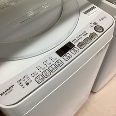 美原店 シャープ 全自動洗濯機 7.0kg ホワイト系 ES-KS70V-W の画像