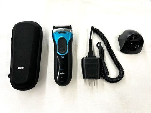 ☆お取り引き中☆【自社配送は札幌市内限定】BRAUN/ブラウン メンズシェーバー シリーズ3 3080s ブルー 動作OK 中古【USED】