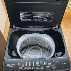 ☆ドリーム荒牧店☆ジモティー割引有☆　ﾊｲｾﾝｽ/洗濯機/HW-G55E7KK/5.5kg/2020の画像