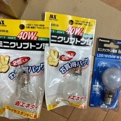 ミニ クリプトン 電球40w&60wの画像