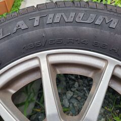 フリード・ フィットなど タイヤホイール 14インチの画像