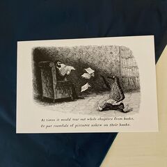 希少・初版本◆エドワード・ゴーリー絵本「思い出した訪問」+非売品ノベルティ2点おまけ付のセット! の画像