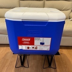 COLEMAN ホイールクーラー/60QTブルー/ホワイト