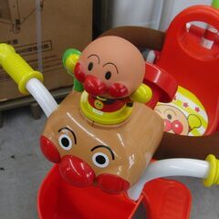 M&M アンパンマン 三輪車 かじ取り棒付き 前後カゴあり 対象年齢1歳半-4歳頃 札幌 手稲の画像