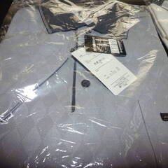 ダンロップ半袖ポロシャツ２枚組（白MとグレーLL)未使用品の画像