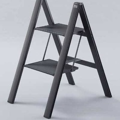 ナローステップ SJ-5 マットブラック 2段脚立　長谷川工業株...