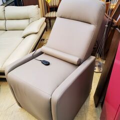 【GANA】 電動リクライニングチェア  シエロplus ウォームグレー 1人掛け　エステ　美容室◆近隣配送無料 買取帝国 朝霞店 ヤ出の画像
