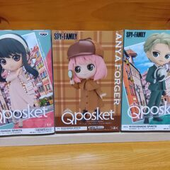 QPOSKET  SPYxFAMILY  ３種類　フォージャー一家の画像
