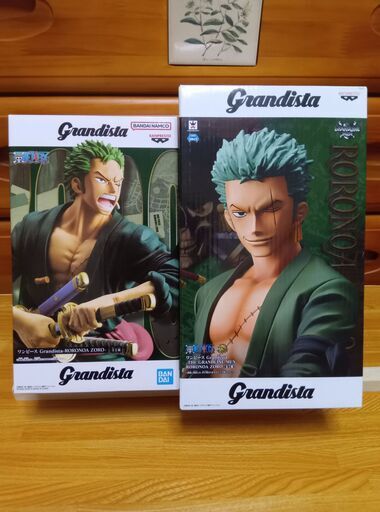ONE PIECE  フィギュア　ロロノア・ゾロ　grandista 2種類セット