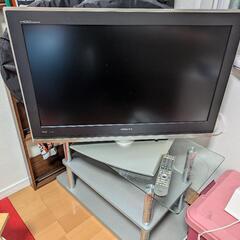 日立製32型テレビ　テレビ台つき