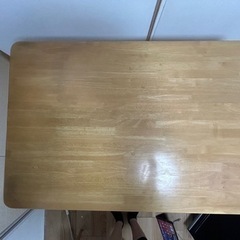 ダイニングテーブル、チェア1脚セット　120cm×80cm×72cmの画像