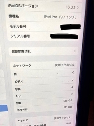 iPad Pro 9.7インチ