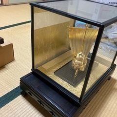 宝船　置物　台　ショーケース付きの画像