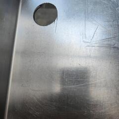 ステンレス作業台/幅840mm×奥行650mm×高さ710mm/業務用/厨房機器/台/棚/テーブル

の画像
