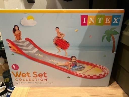 【未開封】レーシングファンスライダー　ウォータースライダー　プール　インテックス