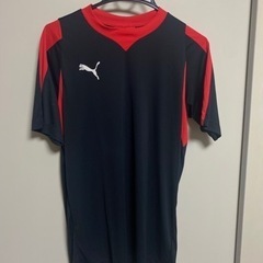 PUMA（プーマ）プラクティスシャツ黒（半袖）（Lサイズ）タグ付...
