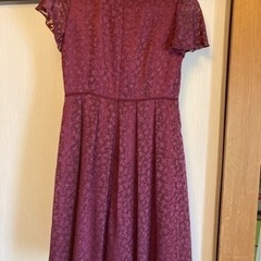 coccolussi 東京ソワール上品ワインレッドラメリトルズの画像