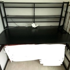 PCデスク
テーブル　本棚　0円家具
