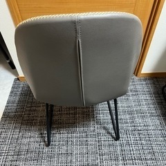ダイニングチェア　革製　4脚セットの画像