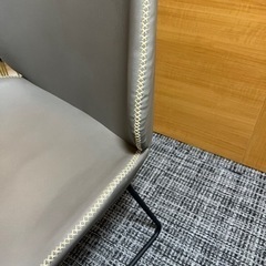 ダイニングチェア　革製　4脚セットの画像