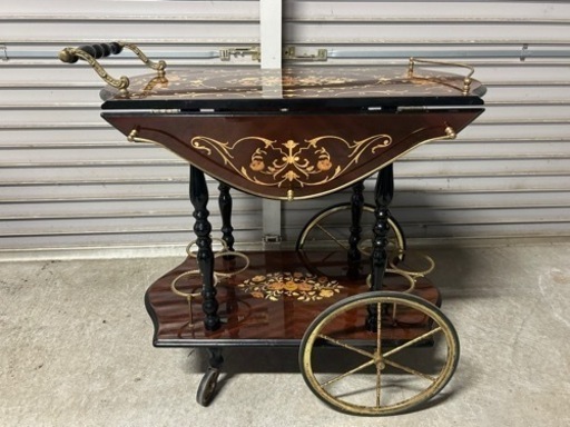 ☆象嵌模様　イタリア調ワゴン