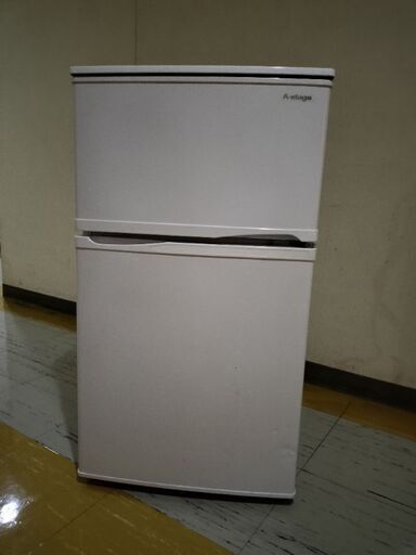 2ドア冷凍/冷蔵庫 90L BR-C90W 2021年製