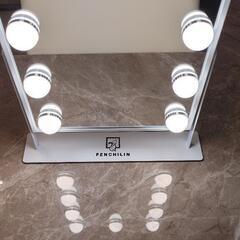 女優ミラー☆ハリウッドミラー☆LED付きミラー☆調光☆新品未使用の画像