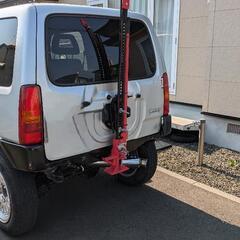 背面タイヤブラケット加工ハイリフトジャッキホルダー