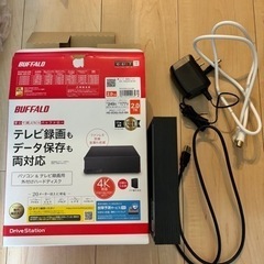 11月中処分！BUFFALO 2.0TB 外付けハードディスクの画像