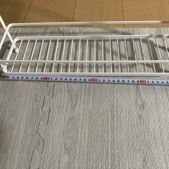 浴室用ラック2段　白の画像