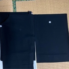 取引交渉中正喪服　五つ紋　袷と絽　着物帯セット　絽長襦袢