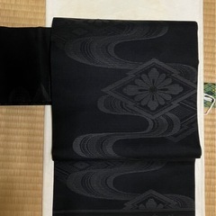 取引交渉中正喪服　五つ紋　袷と絽　着物帯セット　絽長襦袢の画像