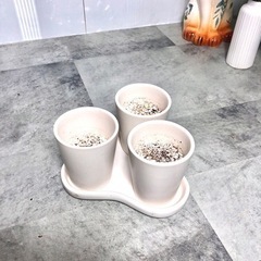 IKEA 花器 陶器 植木鉢 花瓶 鉢植え