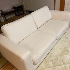 帆布地ソファー  ☆  洗えるカバー