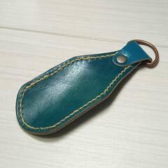 ●栃木レザー●Handmade 携帯用靴べらの画像
