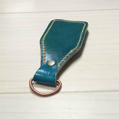 ●栃木レザー●Handmade 携帯用靴べらの画像