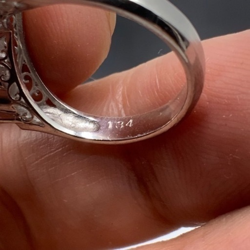 ジュエリーマキ　pt850 ダイヤモンド　リング　5.4g 1.34ct