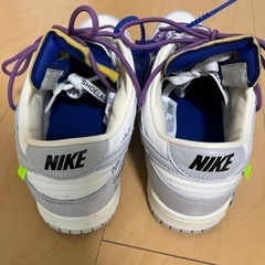 Off-White × Nike Dunk Low "Sail/Neutral Gray"の画像