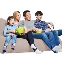 Yogibo Double ヨギボーダブル本体＆カバー(ライトグレー)の画像