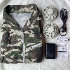 【新品未使用】空調作業服 L バッテリー＆ファン付き 熱中症対策...